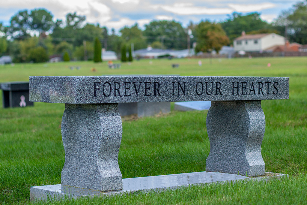 lovely marker on grounds of East cemetery